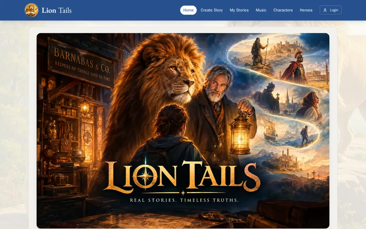Lion Tails home page
